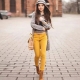 Mustard pants