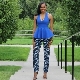 Silk trousers