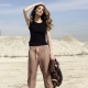 Women's trousers with elastic