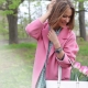 What can I wear with a pink coat?