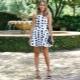 Dress with polka dots