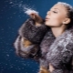 Sheared rabbit fur coat