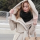 Hooded coat for women
