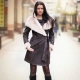 Sheepskin coat from goat