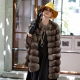 Headdress for a mink coat