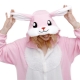 Pajamas-jumpsuit with a hood