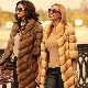 Fox transformable fur coat
