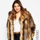 Large size fur coats for obese women