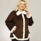 Women's sheepskin coats of large sizes