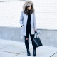 Winter women's short coat with a hood
