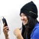 Hat with headphones