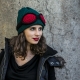 Hat with glasses
