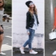White slip-on sneakers