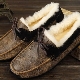 Loafers with fur