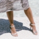 Silver sandals