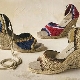 Knitted sandals