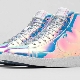 Shiny sneakers