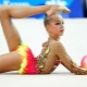 Gymnastic leotard with skirt