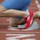 Spiked running shoes