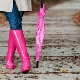 Women's warm rubber boots