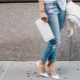 White high heels