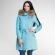 Blue parka