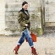 What shoes should the parka be worn with?