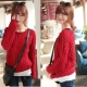 Sweater without collar