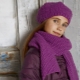 Knitted scarf for girls