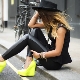 Leather wedges