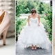 Peach shoes