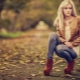 Red ankle boots