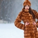 Fur coat-trapezoid