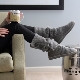 Knitted ugg boots