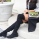 Suede flat boots