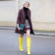 Yellow boots