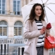 White umbrellas
