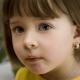Baby gold earrings