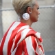 Gold ball earrings