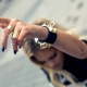 Rings on the phalanges of the fingers