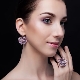 Ring with amethyst