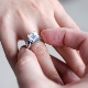 Which hand is the wedding ring on?
