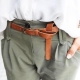 Women's leather belts