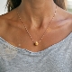 Gold chain lace