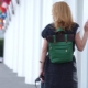 Women's leather backpack bags