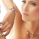 Women's white gold bracelet