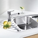What is the best way to clean the sink?