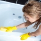 We clean the bathroom to shine