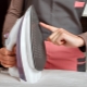 How do I clean burnt-on fabrics from my Teflon iron?