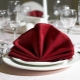 How to beautifully fold napkins on the festive table?